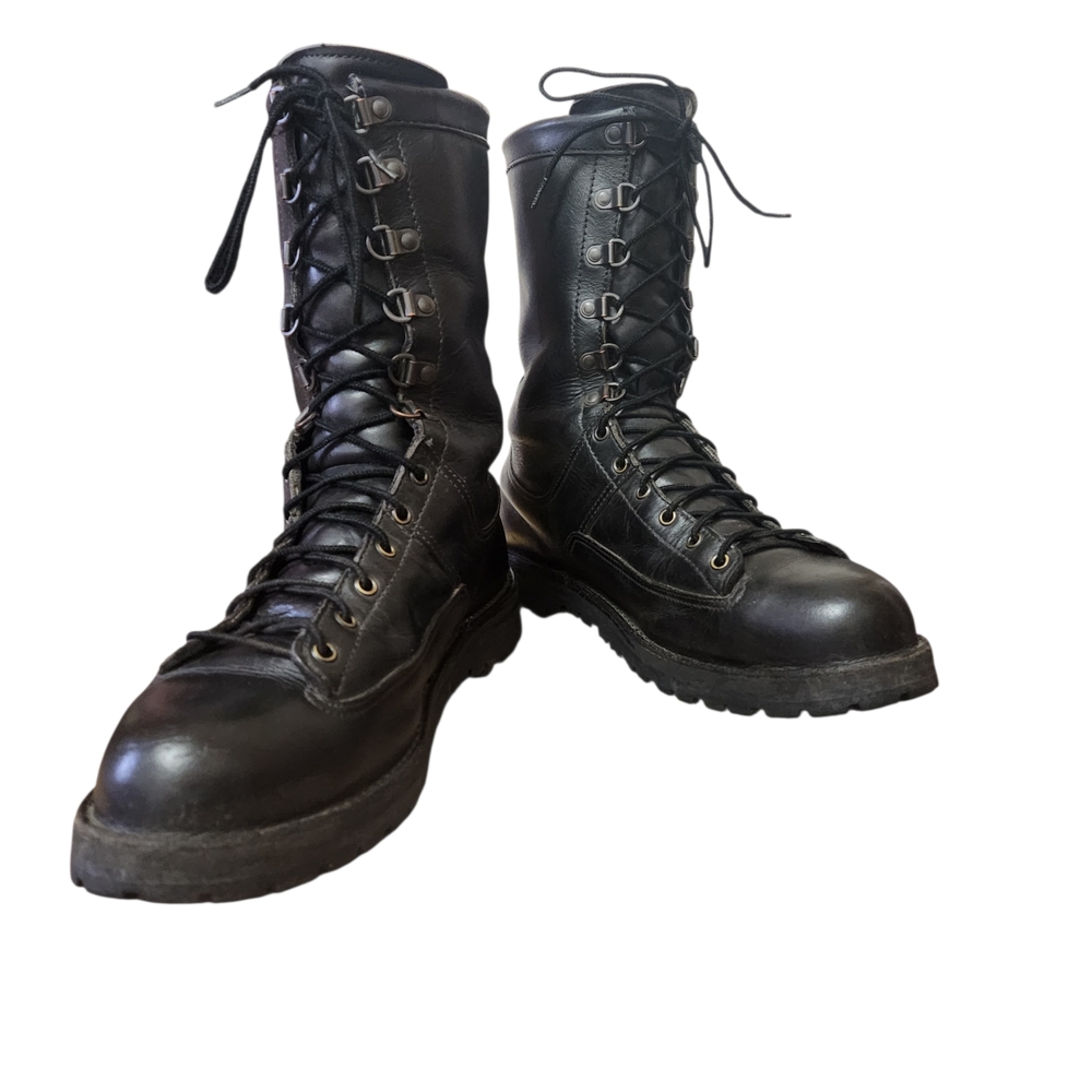 Vtg Danner Fort Lewis Boots 69110 Sz 13D Black Leather Gore-Tex Waterproof Work - Picture 6 of 16